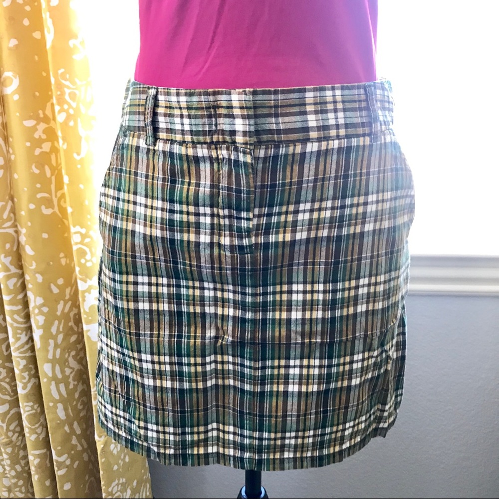 J Crew plaid skirt